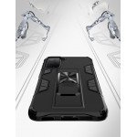 Wholesale Military Grade Armor Protection Stand Magnetic Feature Case for Samsung Galaxy S21 Ultra 5G (Black)